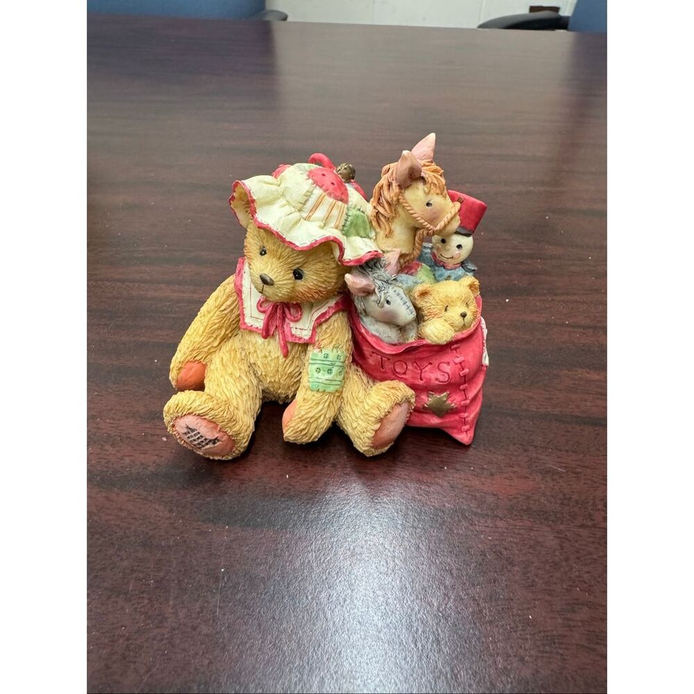 Cherished Teddies Carolyn “Wishing You All Good Things” Bear Figure